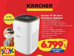 KARCHER AF 20 HAVA TEMİZLEME MAKİNESİ